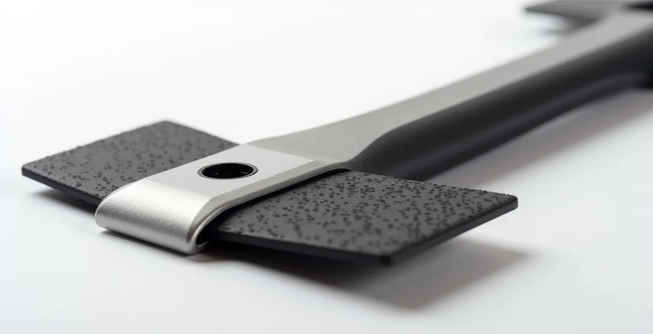 Vue macro détaillée de trois textures d'accessoires d'aide différents